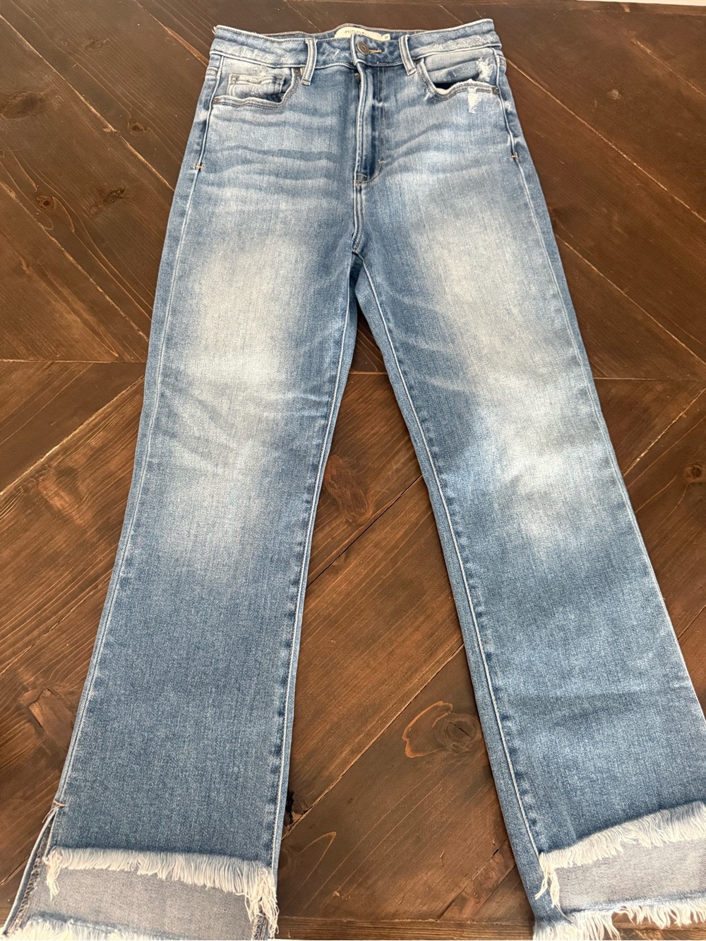 Hidden Raw Hem Jeans Size 27
